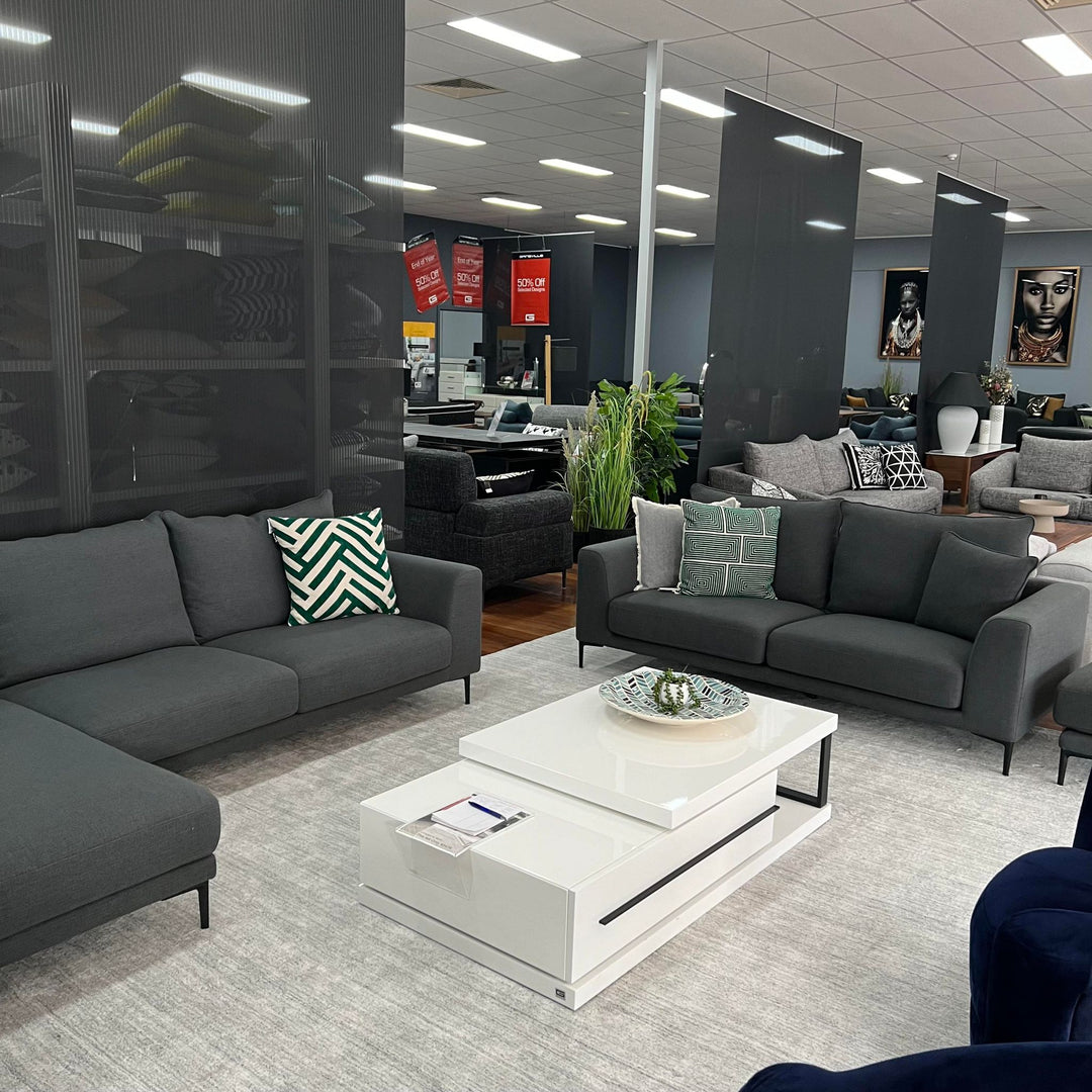 Carmen Sofa Set Includes 2 Seater + Chaise, 2.5 Seater & Footstool Clearance