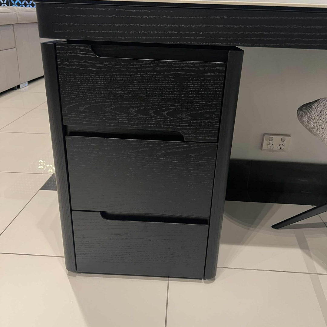 Alaska Desk in Black Oak Clearance