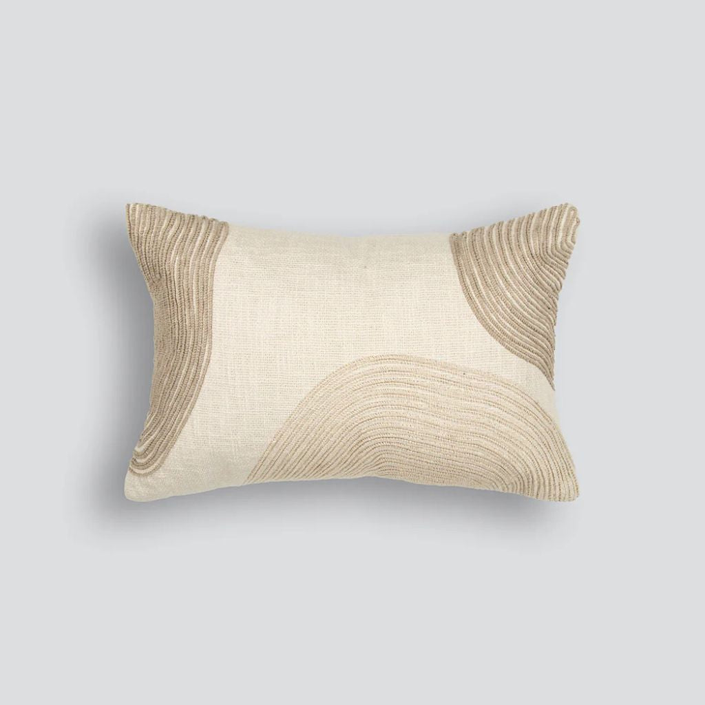 Amber Cushion Ivory