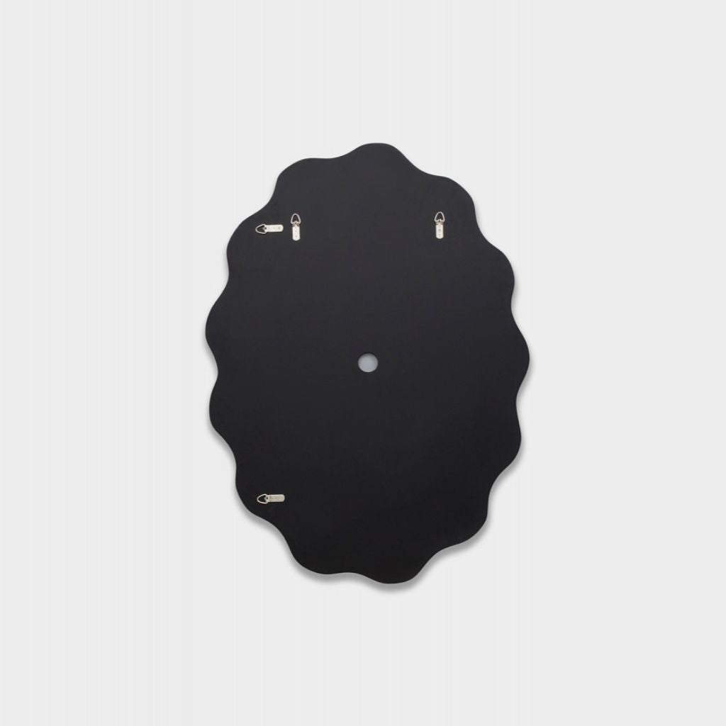 Artemis Black Oval Mirror