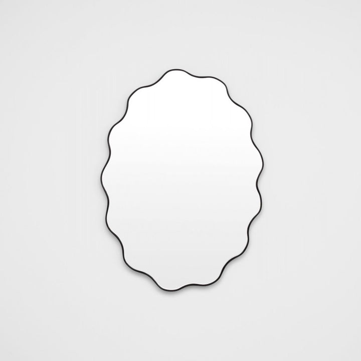 Artemis Black Oval Mirror