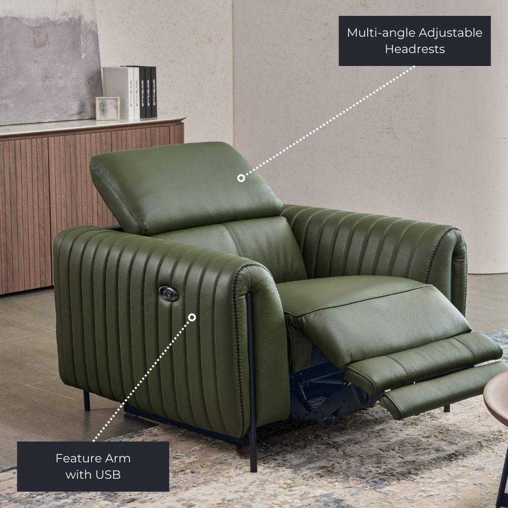 Boston Recliner Sofa Features