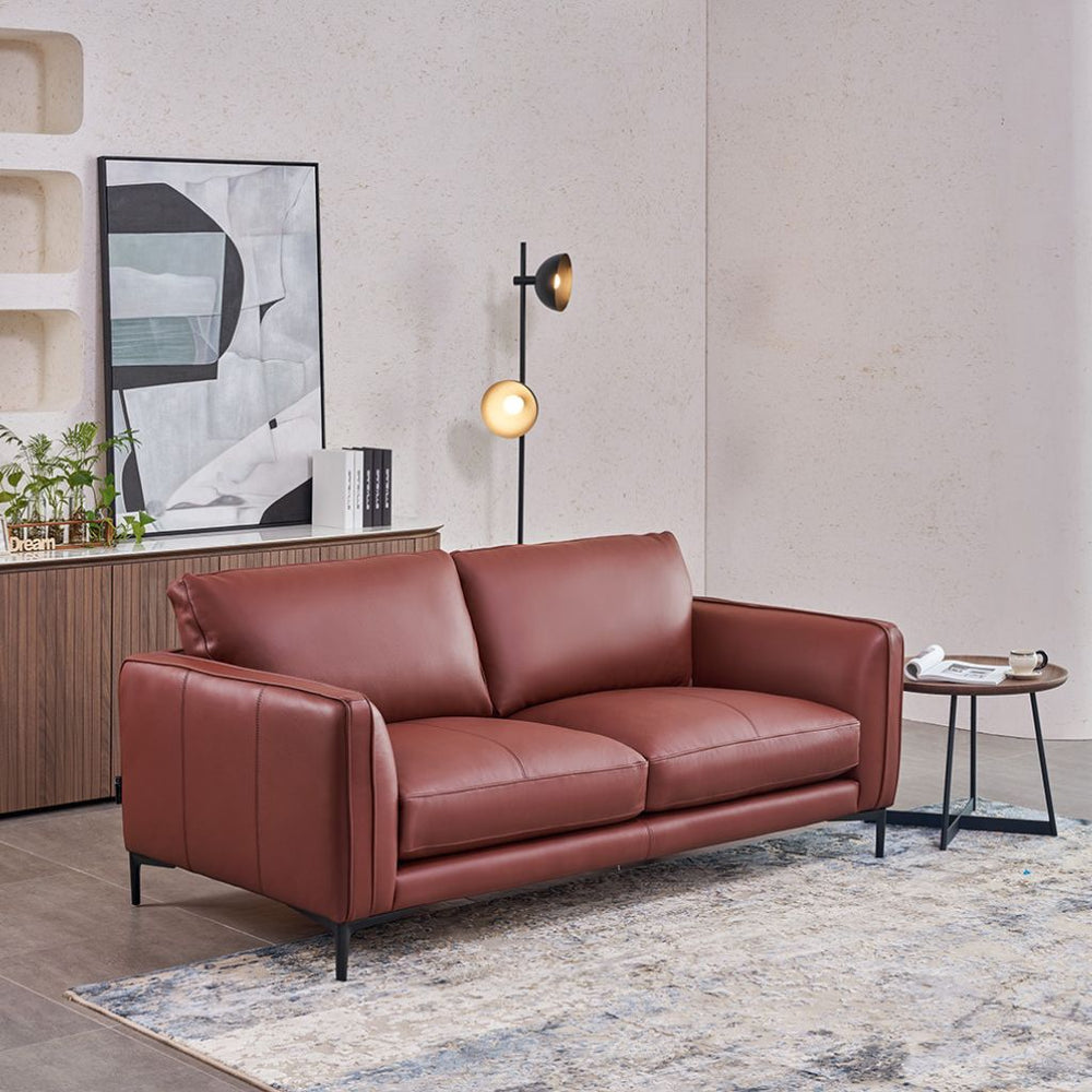 Empire 2 Seat Leather Sofa