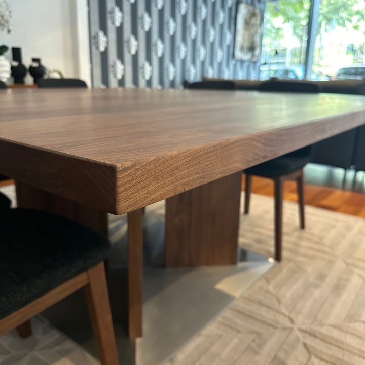 Colorado American Walnut Square Dining Table Clearance