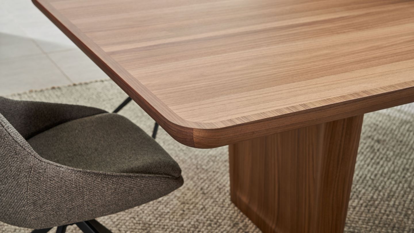 Holland American Walnut Timber Dining Table