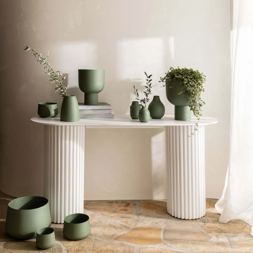 Mona Cone Vase Sage