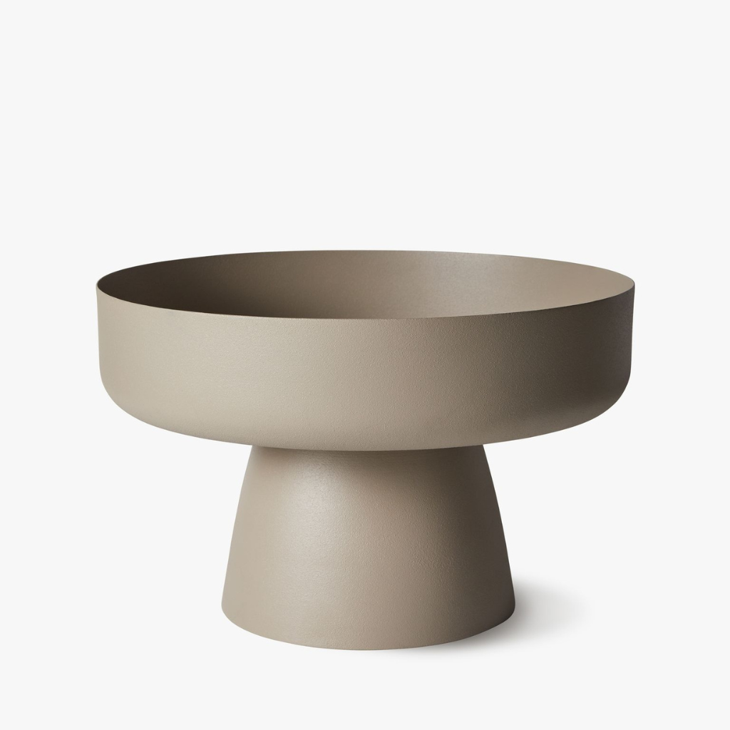 Mona Pedestal Vase Latte