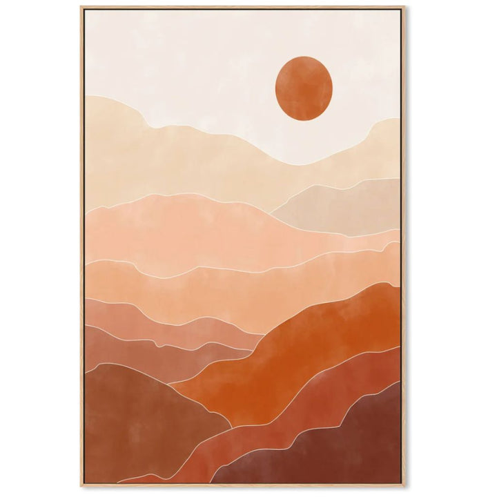 Rustic Sunset Canvas