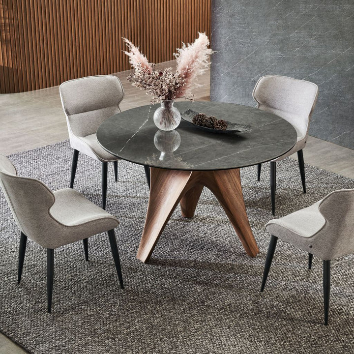 Tres Round Dining Table