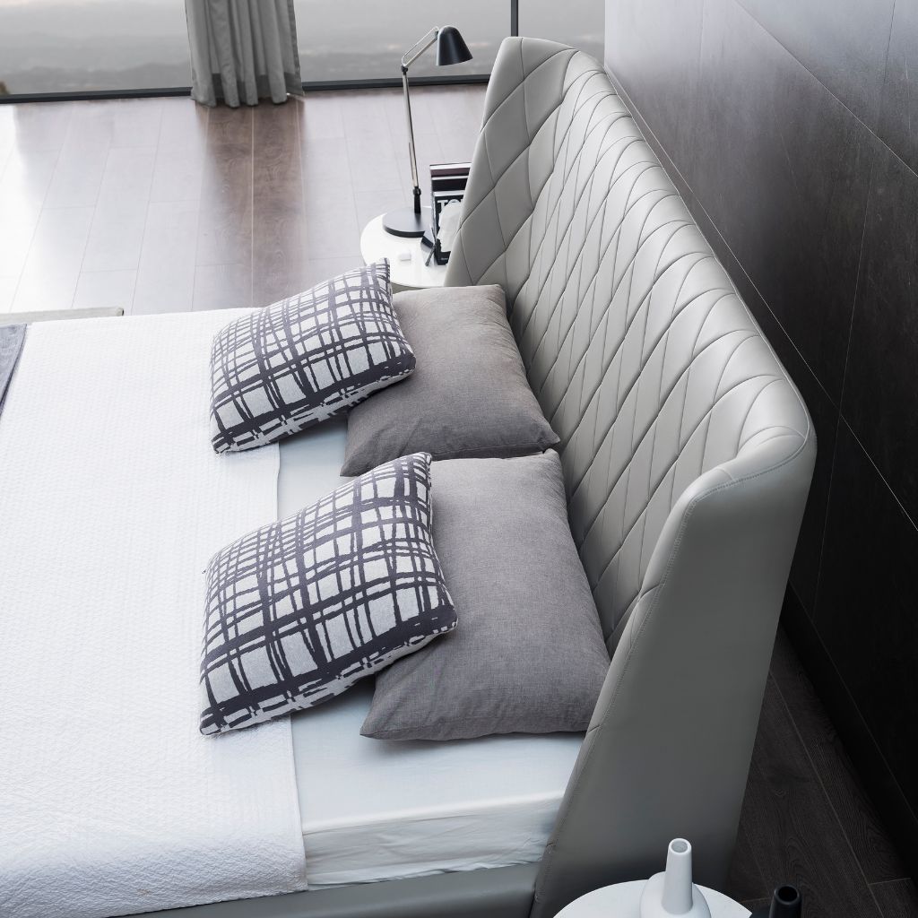 Verona Leather Bed