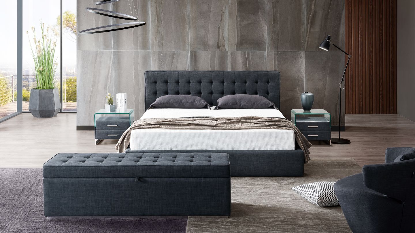Vienna King Size Bed with Storage Box
