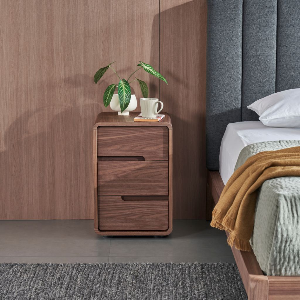 Modern Bedside Table Designs Hendrik Bedside Table Heatherly Design