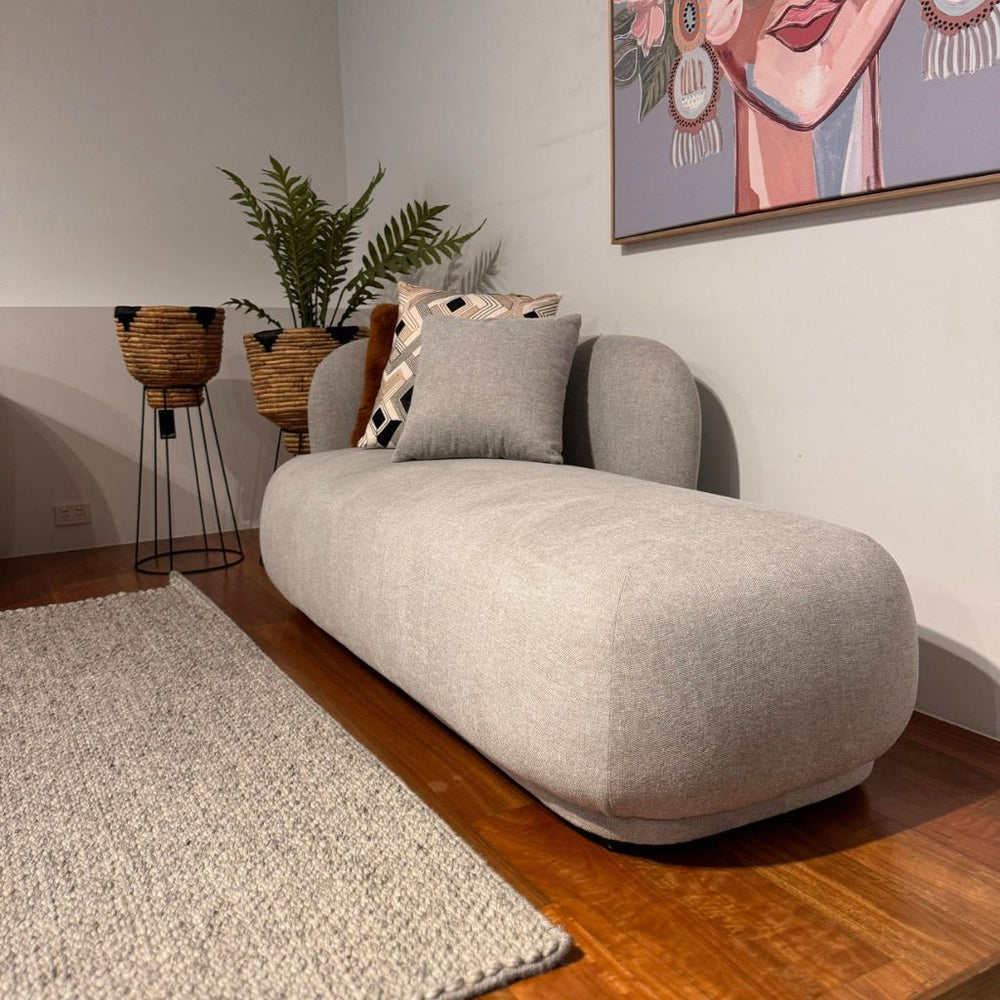 York Fabric Chaise Lounge