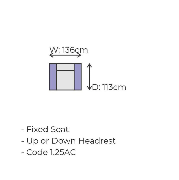 Pollock-PR 1.25 Seat Armchair - Gainsville