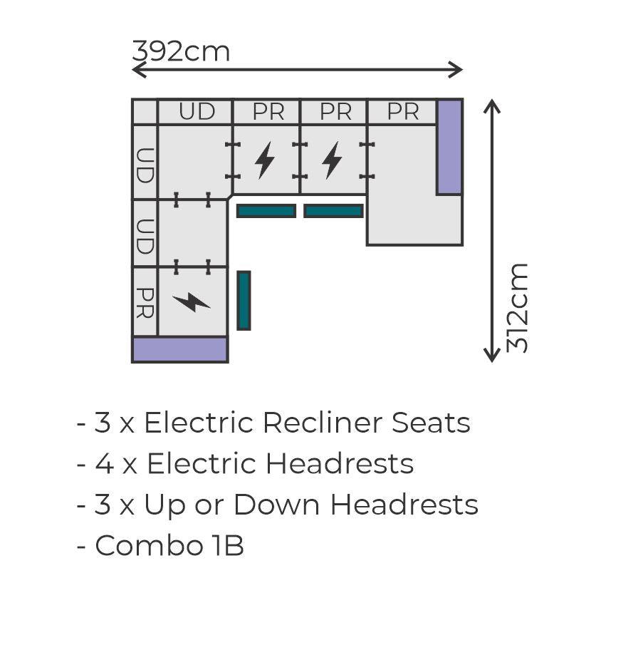 Pollock-PR Combo 1 Corner Sofa - Gainsville