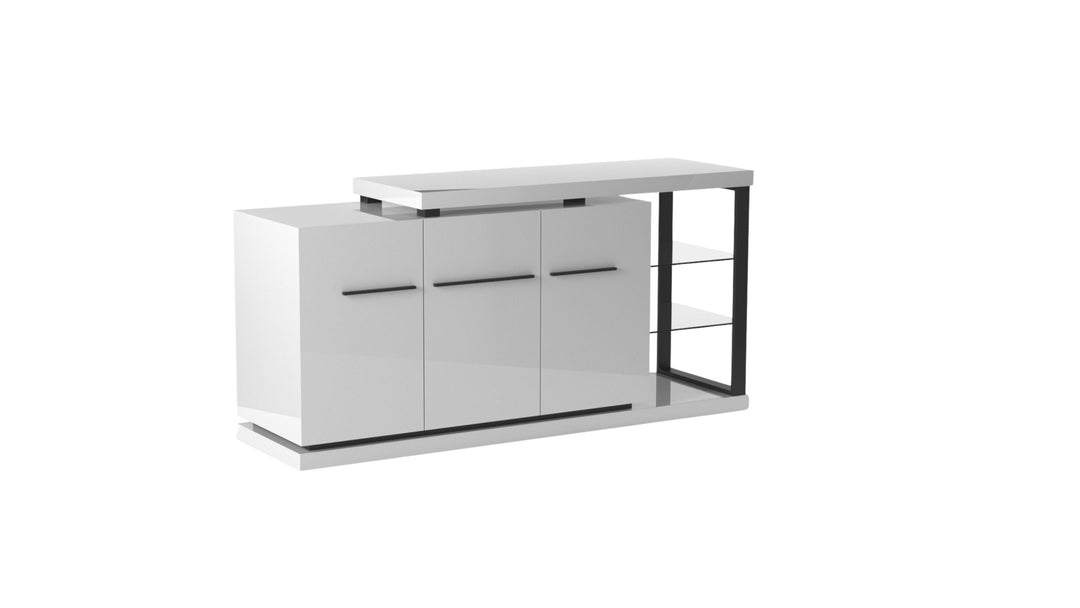 High Gloss White Buffet