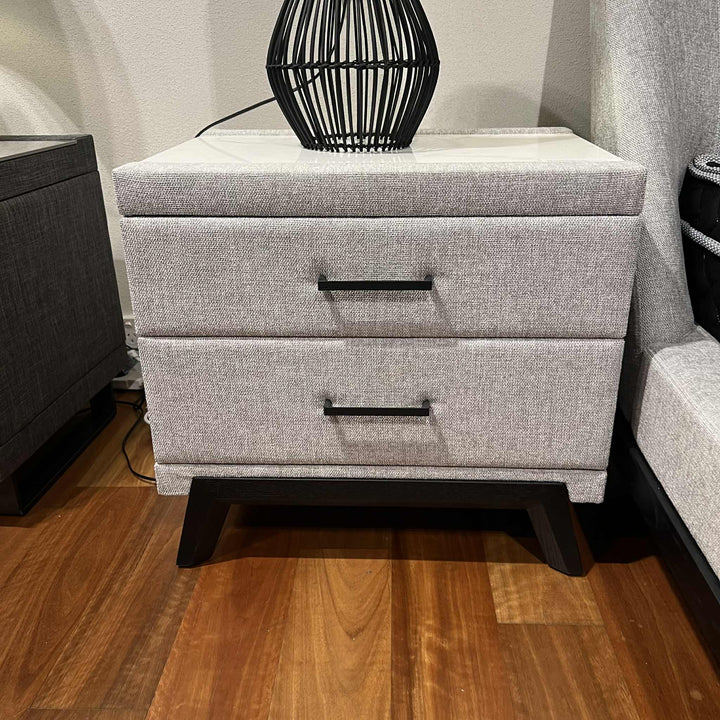 Arizona King Bed & G57 Bedside Tables (60cm) Clearance