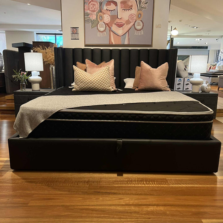 Charlotte King Bed with Manual Gas Lift Storage Clearance