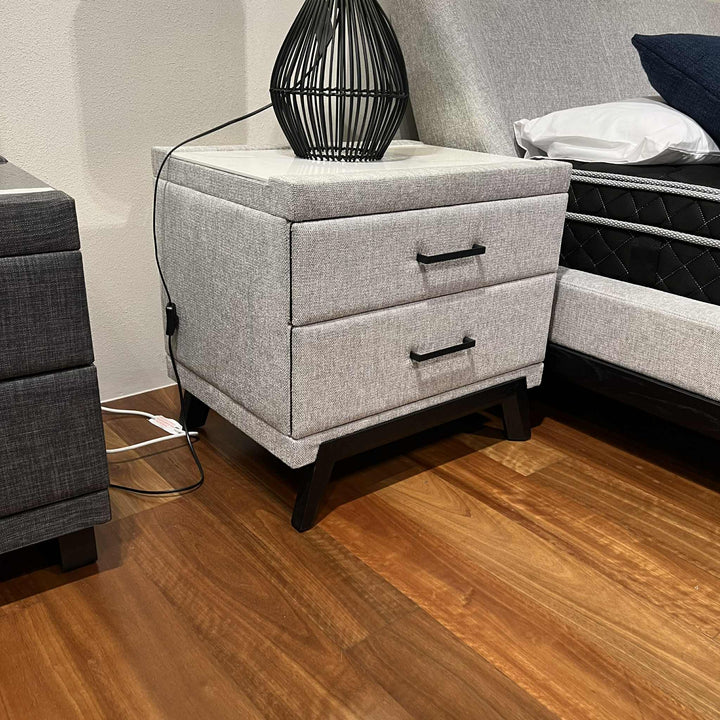 Arizona King Bed & G57 Bedside Tables (60cm) Clearance