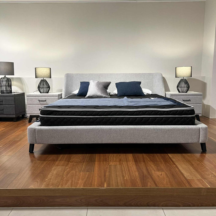 Arizona King Bed & G57 Bedside Tables (60cm) Clearance