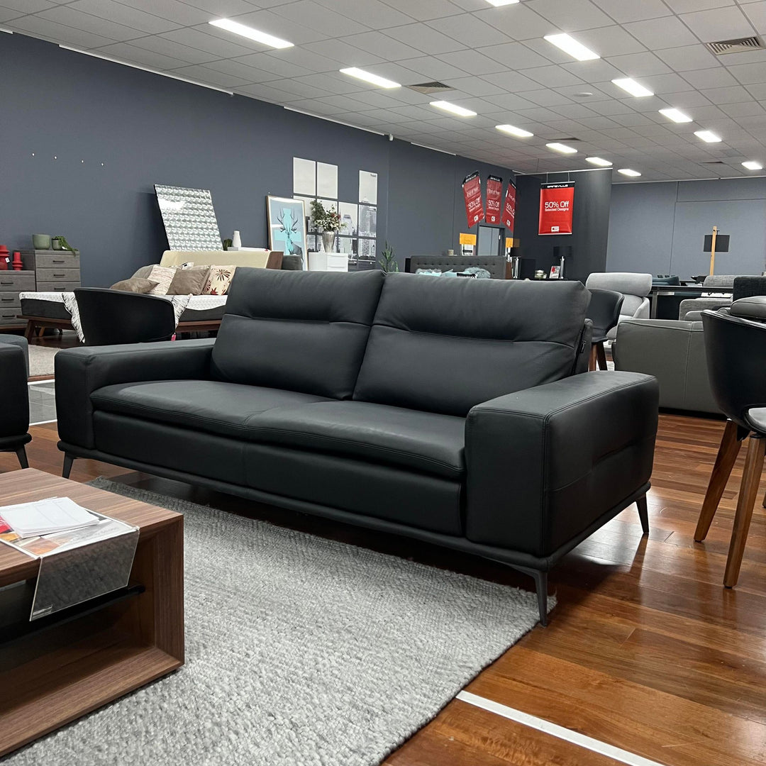 Ngala Leather Sofa Set (Includes 3 Seater & 2 Armchairs) Clearance
