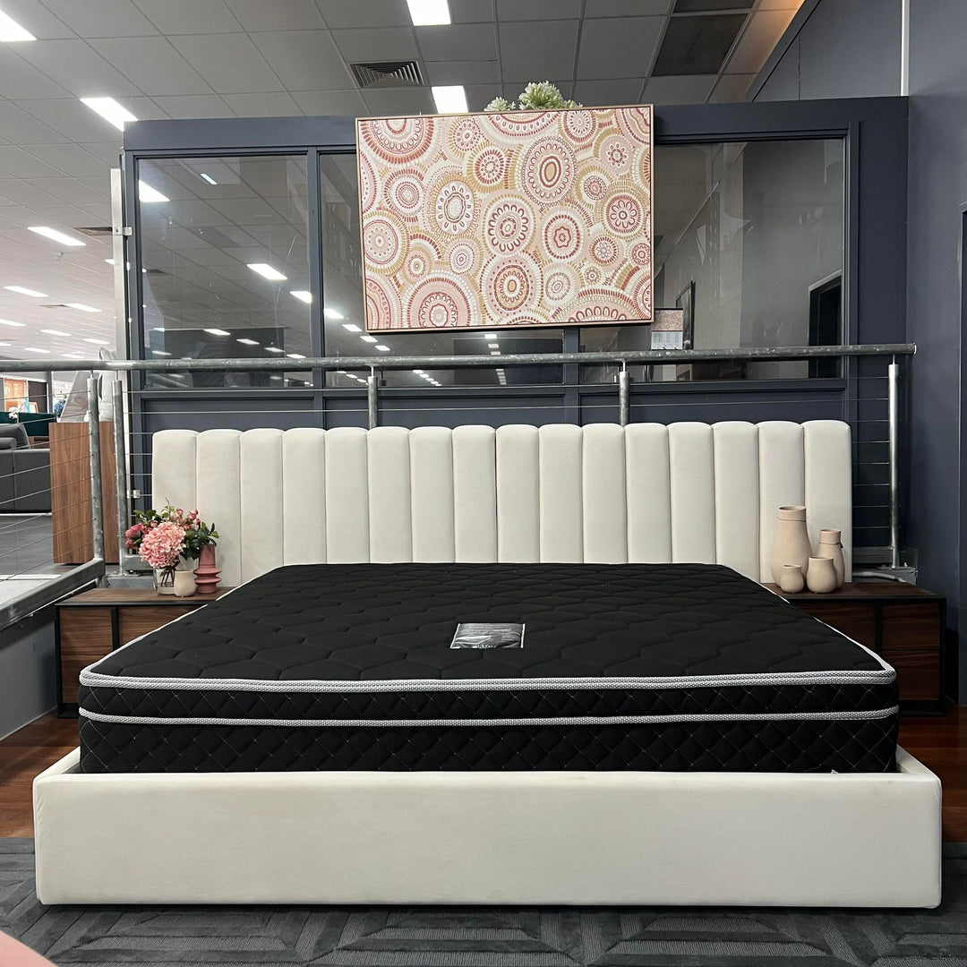 Rosetta Super King Bed Set (Including Infinity Support Mattress & Tucson Bedside Tables) Clearance