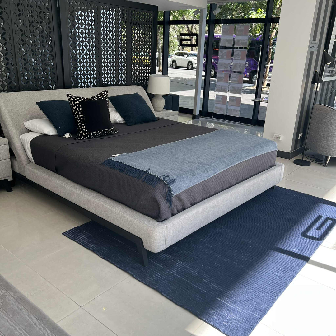 Arizona King Bed Set (G57 Bedside Tables (60cm) Marco Rug & Infinity X Mattress) Clearance