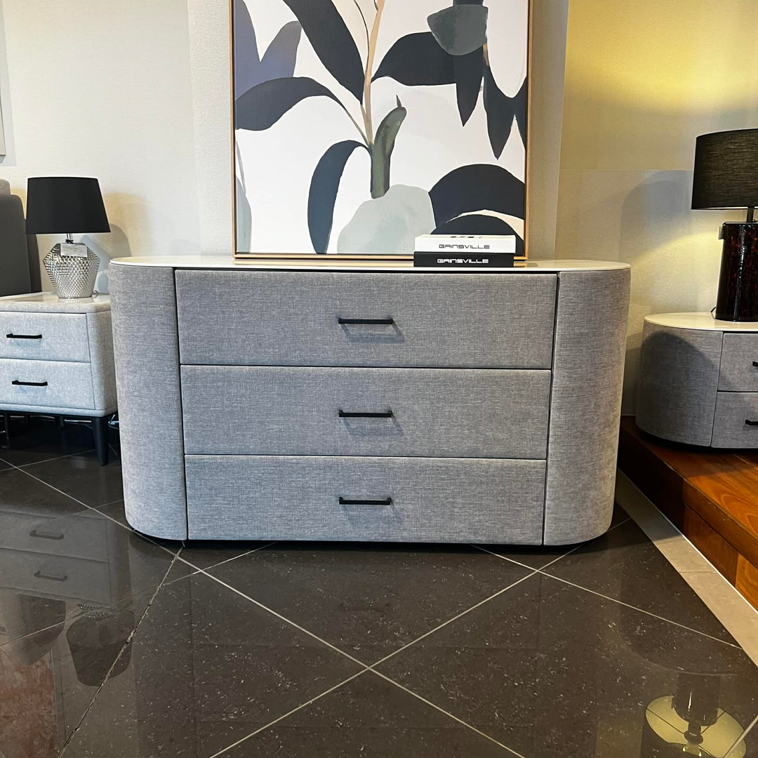 Monza King Bed with G10 Bedside Tables & G10 Dresser Clearance