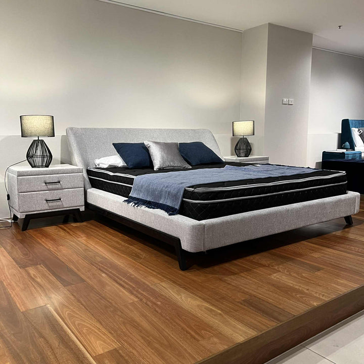 Arizona King Bed & G57 Bedside Tables (60cm) Clearance