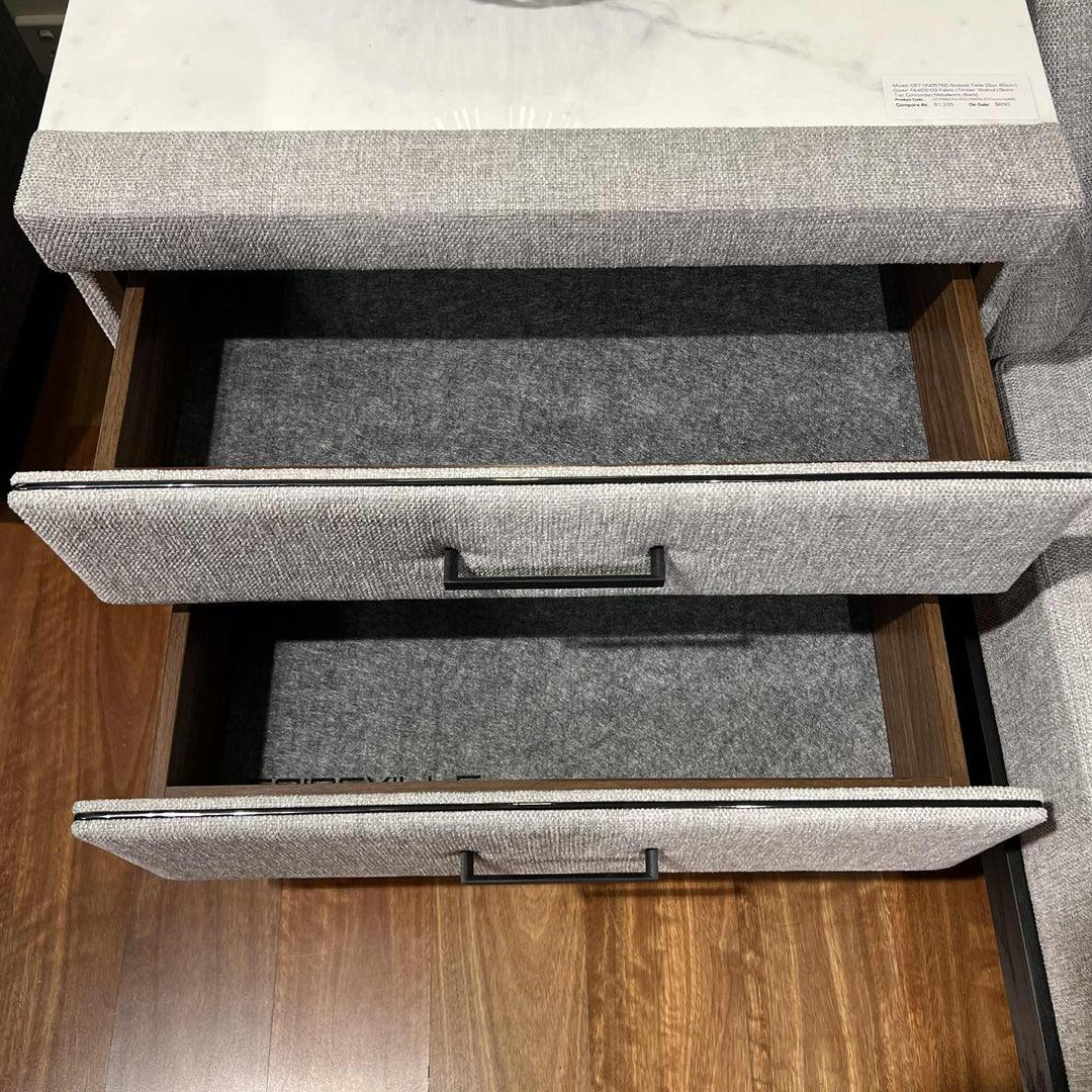 Arizona King Bed & G57 Bedside Tables (60cm) Clearance