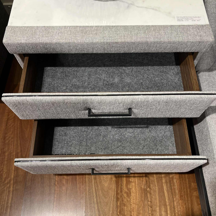Arizona King Bed & G57 Bedside Tables (60cm) Clearance