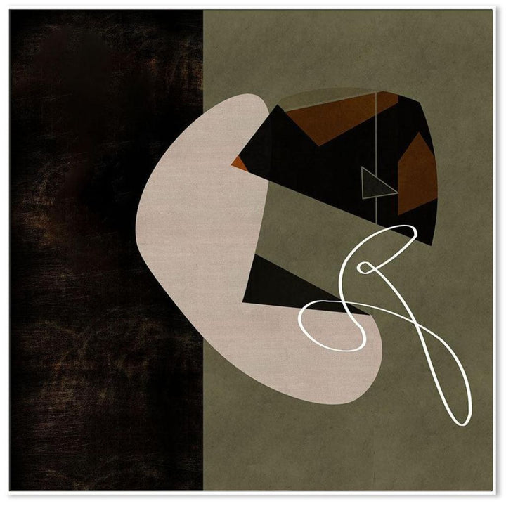 Abstract Poetry Canvas