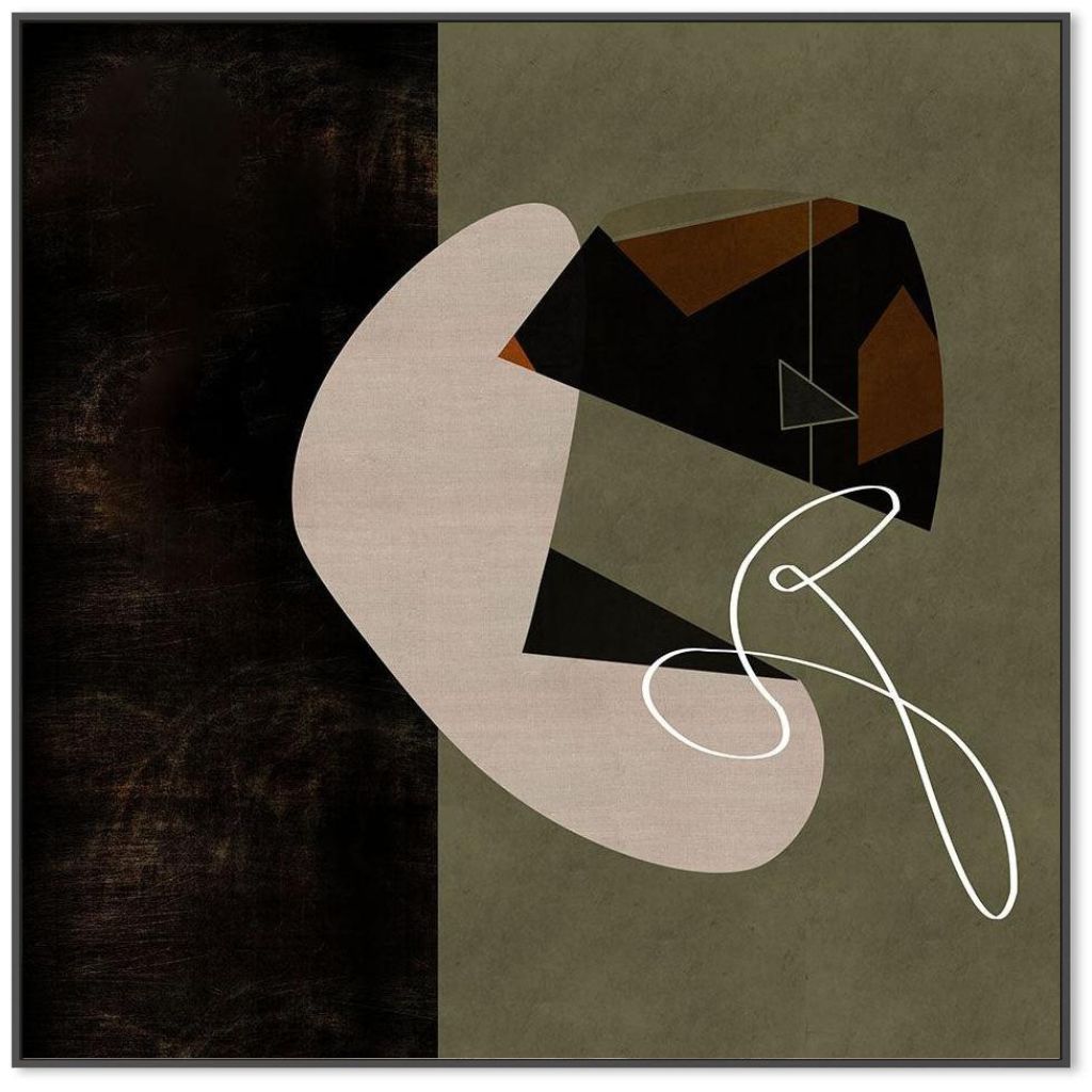 Abstract Poetry Canvas