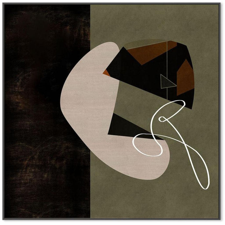 Abstract Poetry Canvas