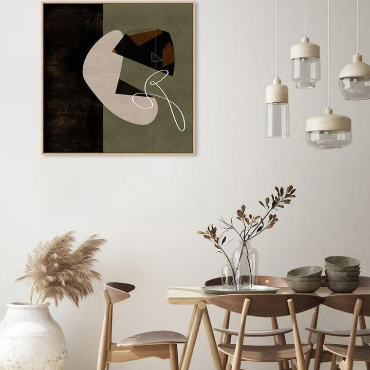 Abstract Poetry Canvas