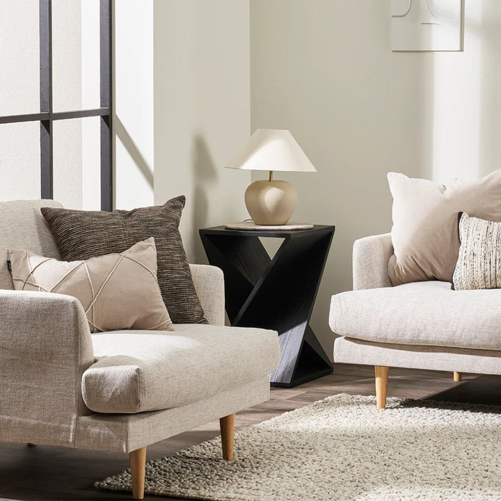 Alba Ollo Cushion Ecru