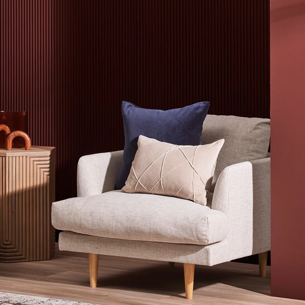 Alba Ollo Cushion Ecru