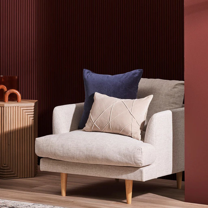 Alba Ollo Cushion Ecru