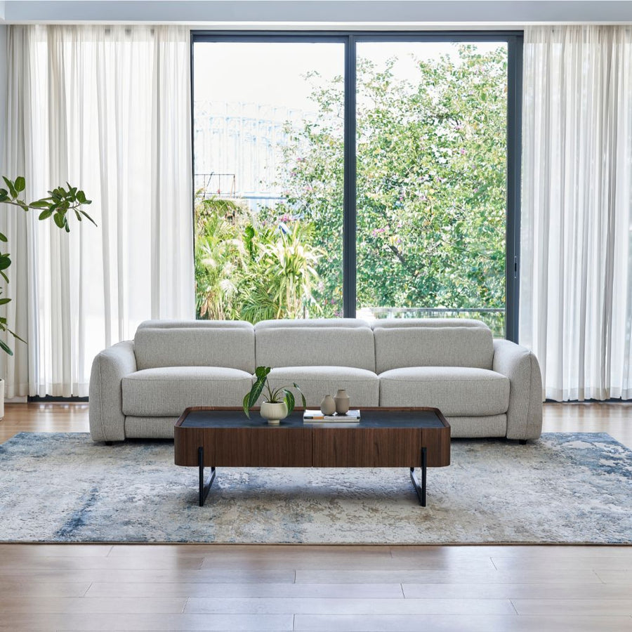 Allegra 3 Seat Sofa shown in FC-MILAN-110 fabric