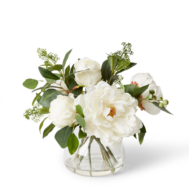 Allira Small Peony White Floral Arrangement