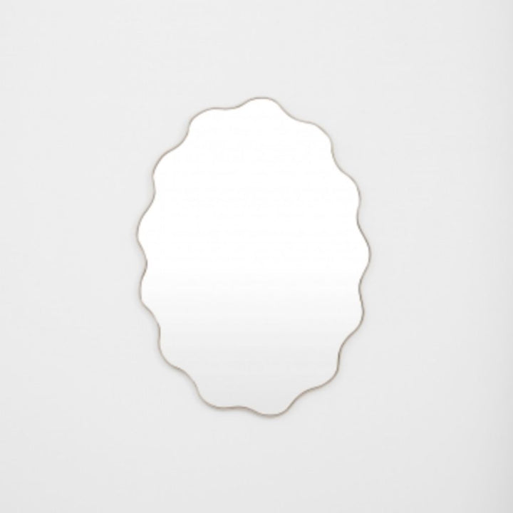 Artemis Sand Oval Mirror