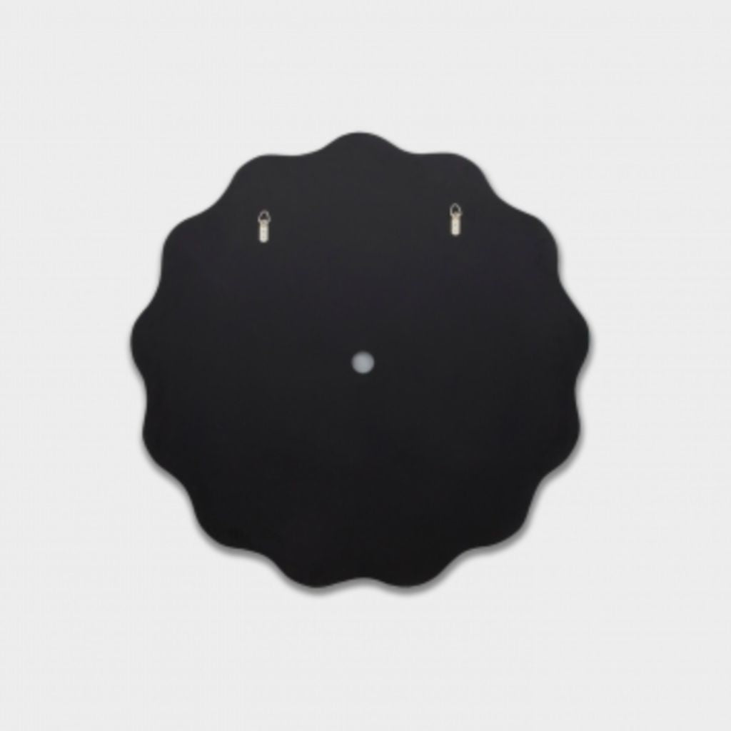 Artemis Black Round Mirror