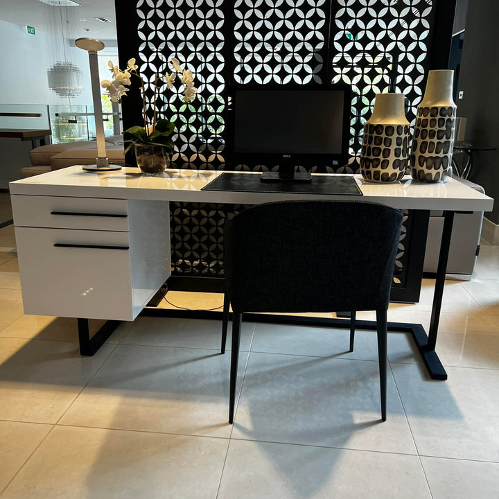 Atlanta Desk in High Gloss White Clearance