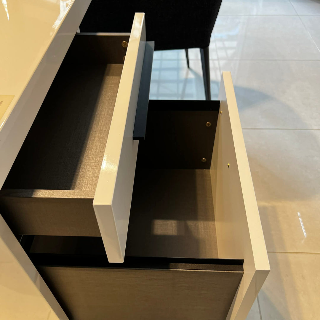 Atlanta Desk in High Gloss White Clearance