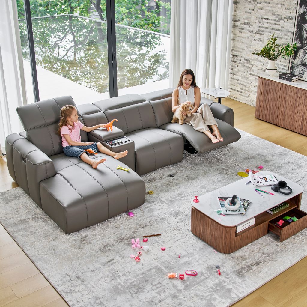 Bailey Chaise Sofa shown reclined