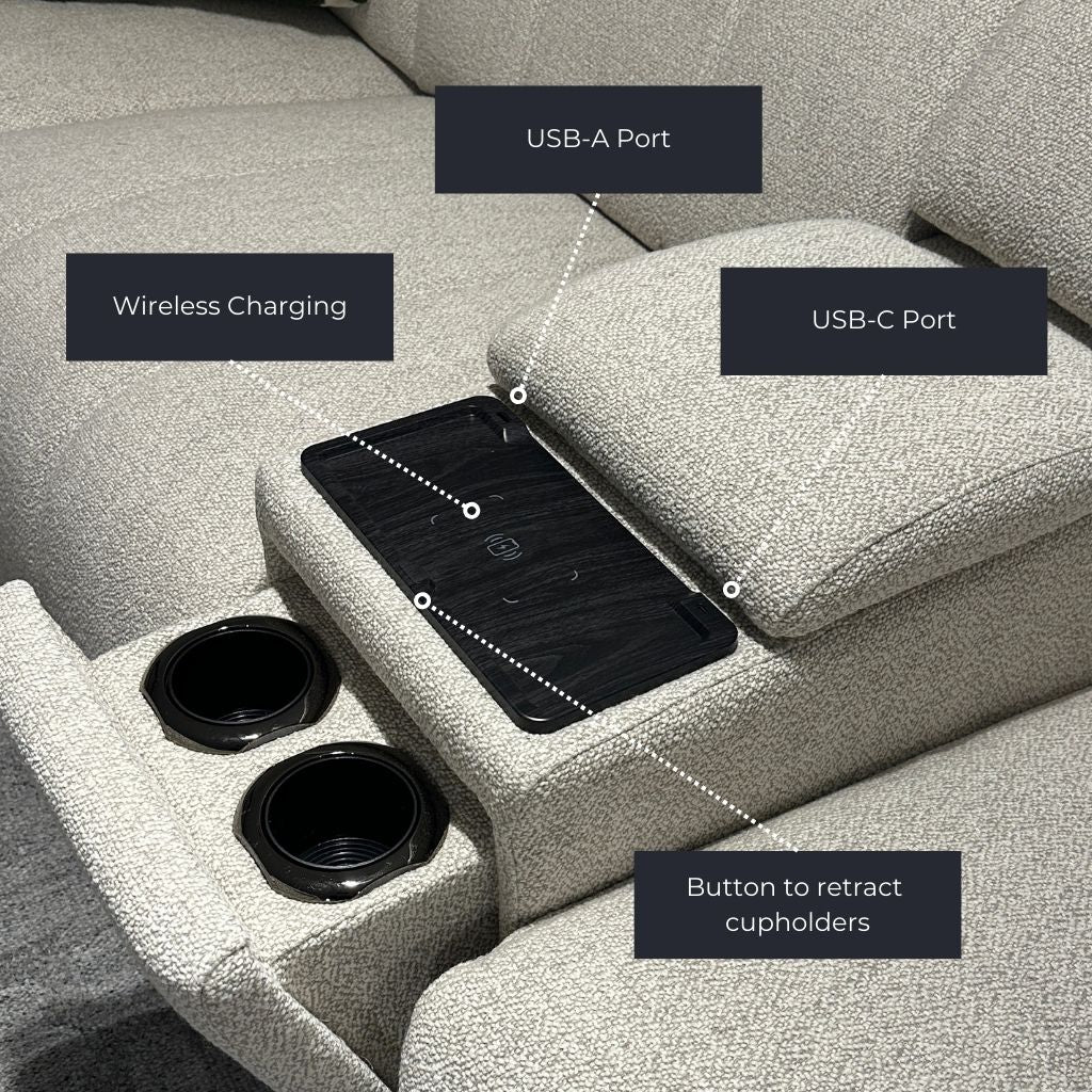 Bailey Sofa Media Console