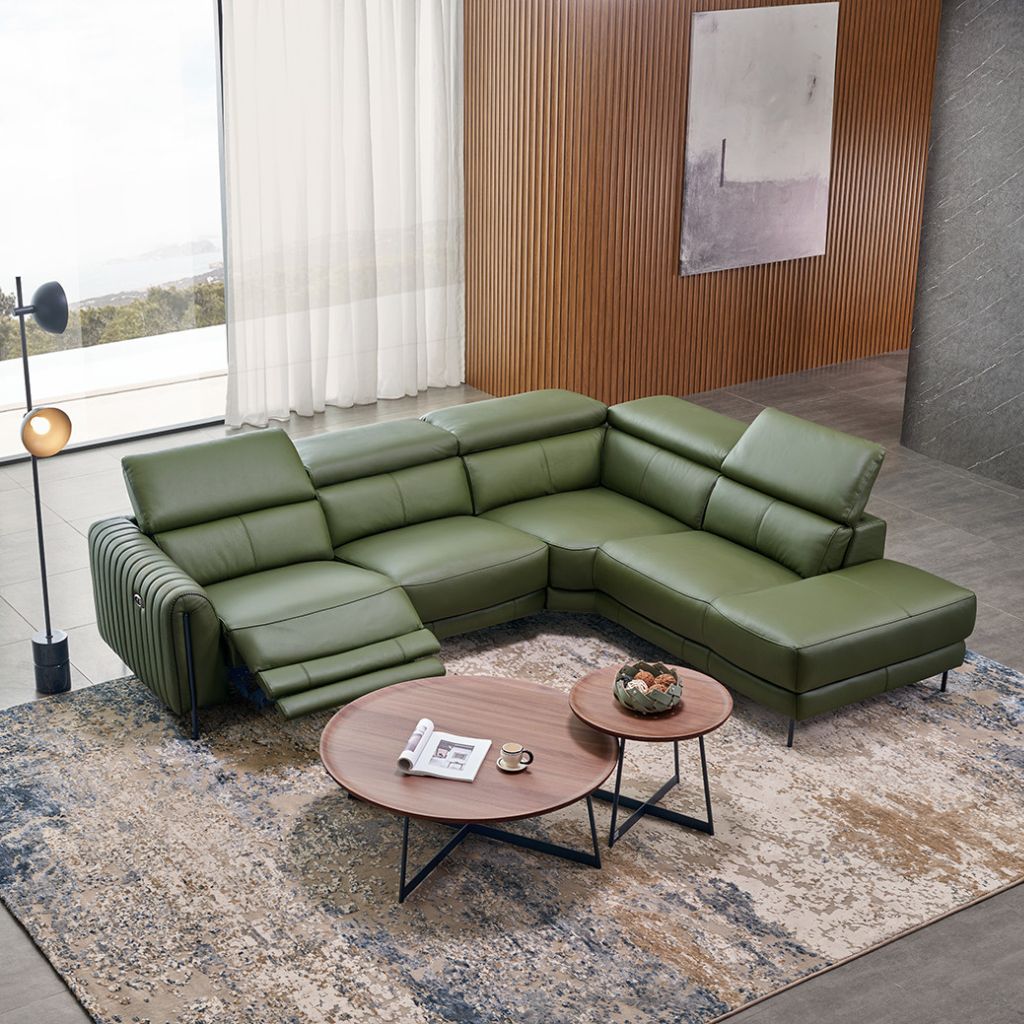 Corner Sofa Modern Looking Reclining Sofas Rochester Leather