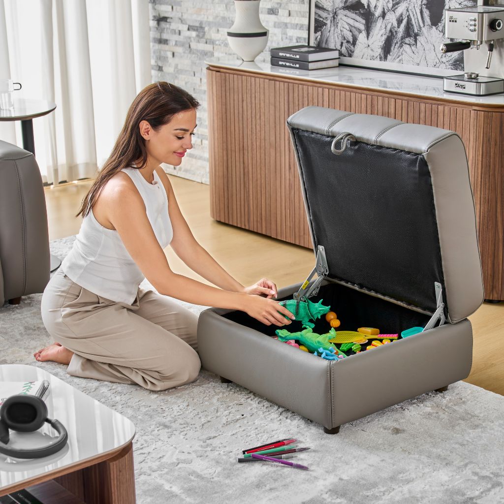 Bova Storage Footstool