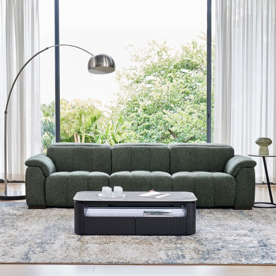 Cocoon 3 Seat Sofa shown in FC-MILAN-350 fabric