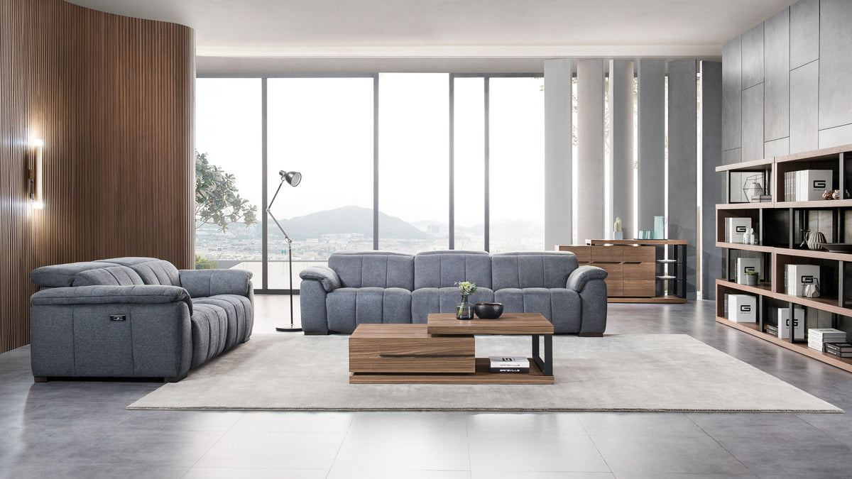 Cocoon Fabric Recliner Sofa